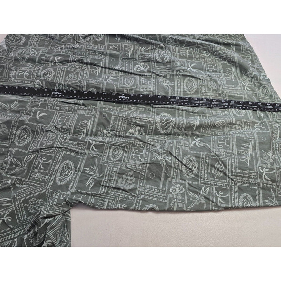 Palmwave Hawaii Shirt Men's 2XL Green Buttons Hang Loose Hawaiian Short Sleeve - Picture 4 of 14